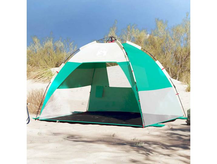 vidaXL Strandzelt 2 Personen Seegrün Quick Release Wasserdicht