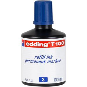 Edding T 100 blau Nachfülltusche