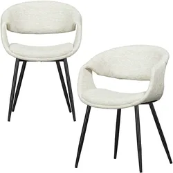 Tchibo - Woood Esszimmerstuhl »Yossi« mit Metallfuß - 57x57x78cm - schwarz -