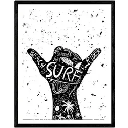 POSTER Surf Sport A3 Rahmenlos
