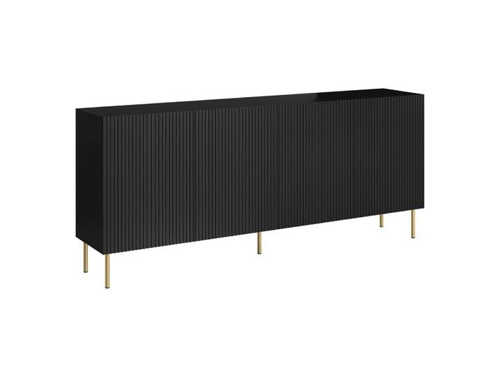 Buffet Bois Noir Nobilité 200x42x82h cm