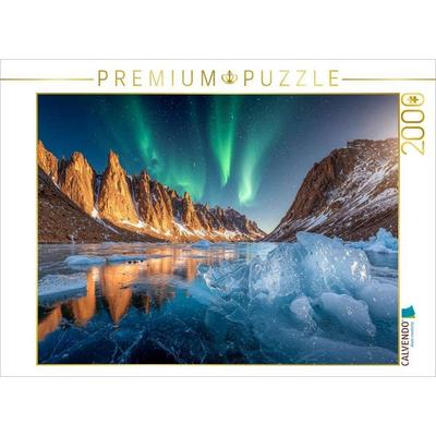 CALVENDO Puzzle Grüne Schleier winden sich hinter den Bergen | 2000 Teile Lege-Größe 90x67cm Foto-Puzzle für glückliche Stunden, Sonstige von ,