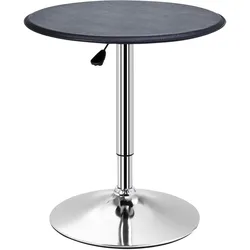BARTISCH Esstisch Stehtisch Tresentisch für Wohnzimmer, Esszimmer, Schwarz