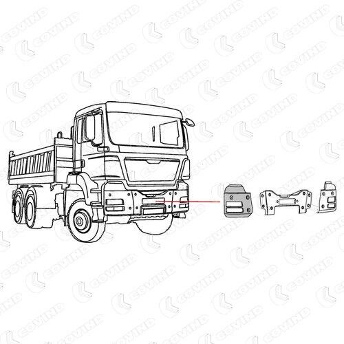 COVIND TGS/ 84 Stoßstange