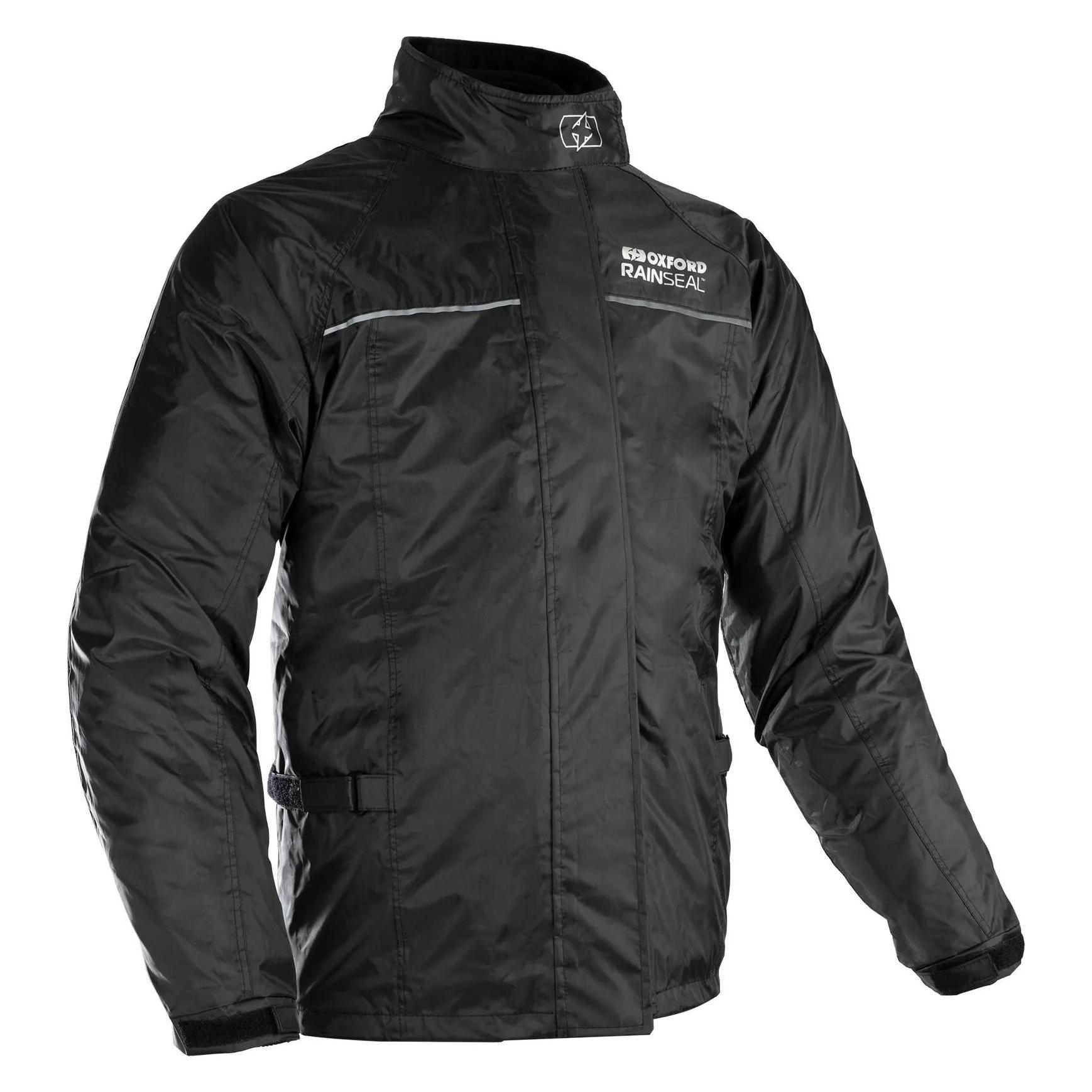 Oxford Products Rainseal Over Jacket Motorrad Nasswetterausrüstung, Schwarz, 6XL, Schwarz, 6XL (6XL) (RM2120016XL)