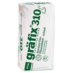 gräfix 310 S Standard Flex-Fliesenkleber, schnell - 25 kg Sack