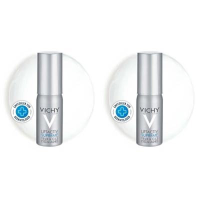 Vichy Liftactiv Serum 10 Augen & Wimpern Creme 2x 2x15 ml