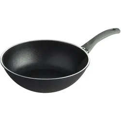Zwilling Lazise Wok, 28 cm rund Aluminium, Pfanne + Kochtopf, Schwarz