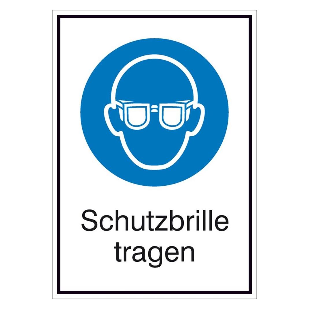 SafetyMarking GebotsKombischild Schutzbrille 13. (51.A7030)