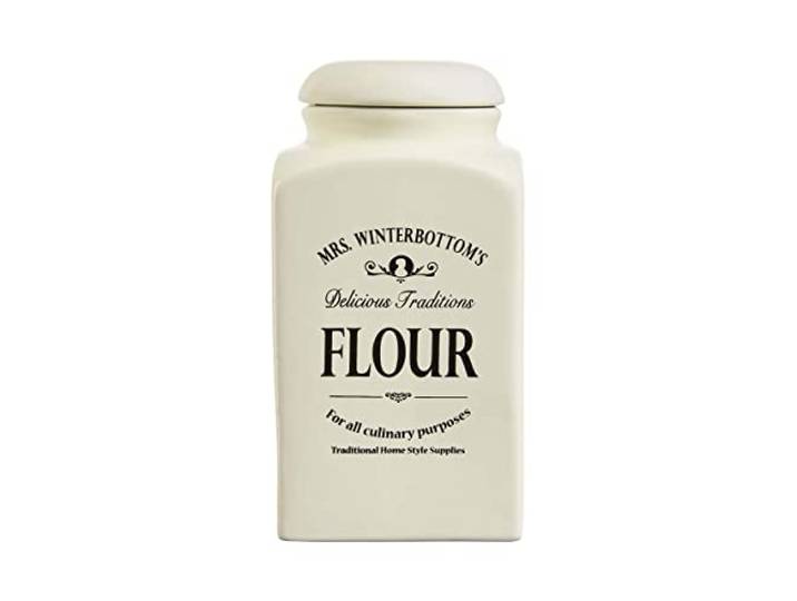 BUTLERS Mehldose 1,3l Steingut - MRS. WINTERBOTTOM'S - Vintage-Design
