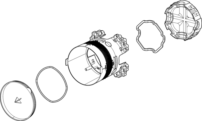 Hansa Einbaubox komplett 59914329 59914329