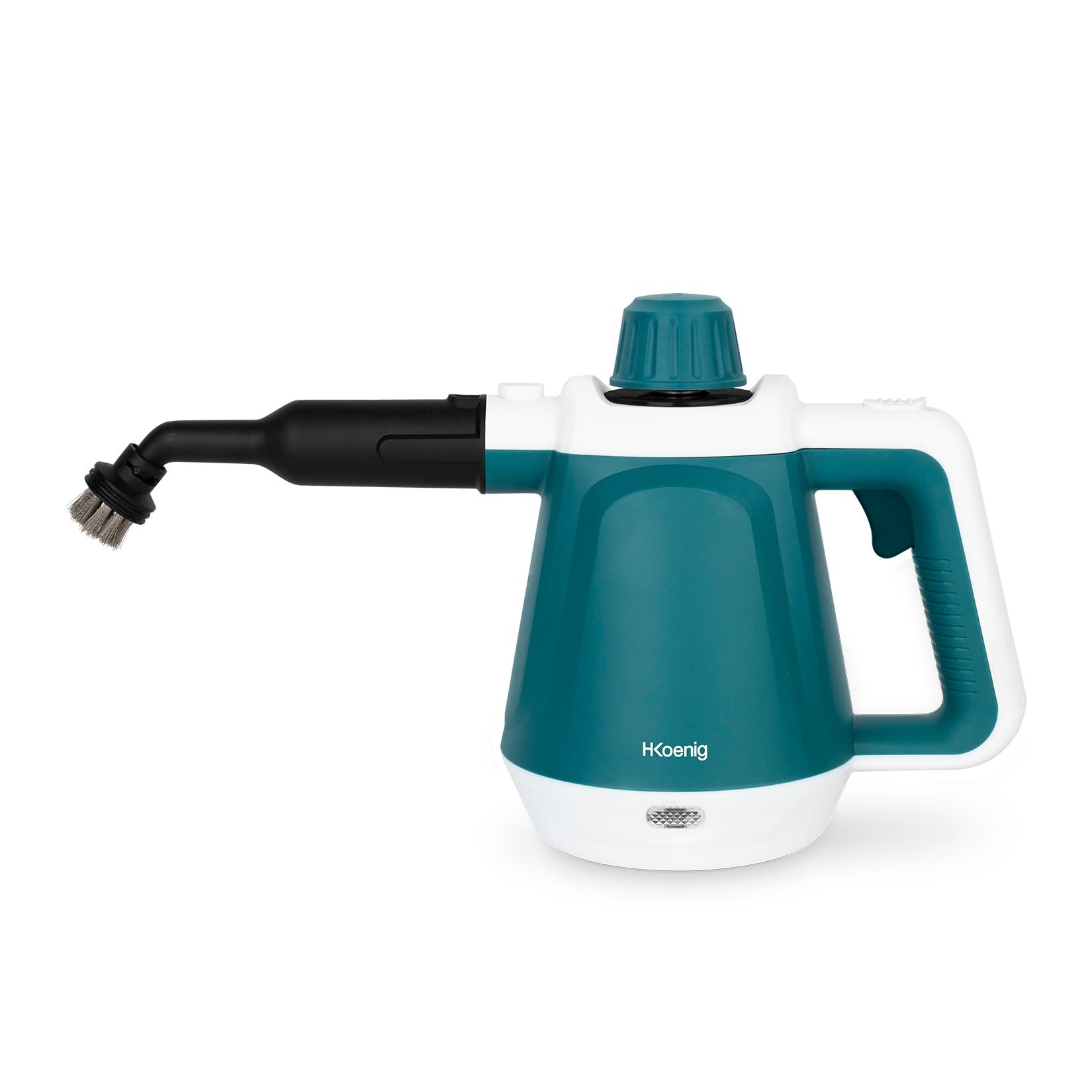 H.Koenig NV680 Handdampfreiniger / 3,5 bar / Dampf 40 g/min / bereit in 5 Minuten / 13 Zubehörteile