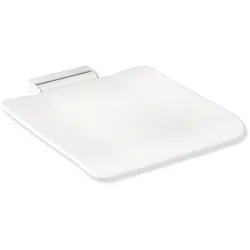 HEWI Mobiler Klappsitz System 900, Wandkonsole Edelstahl, Sitzfläche Kunststoff, 450x450 mm