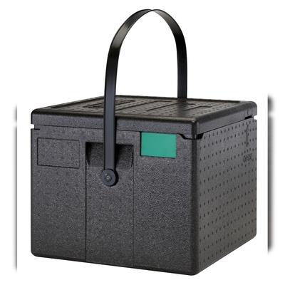 Cambro Cam GoBox® Pizza Toplader, Transportbox mit Tragegurt schwarz, 1 Stück im Karton - EPPZ35265BST110