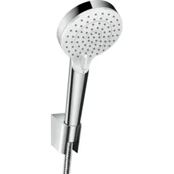 Hansgrohe Crometta Duschkopf mit Schlauch Weiß/Chrom 26693400