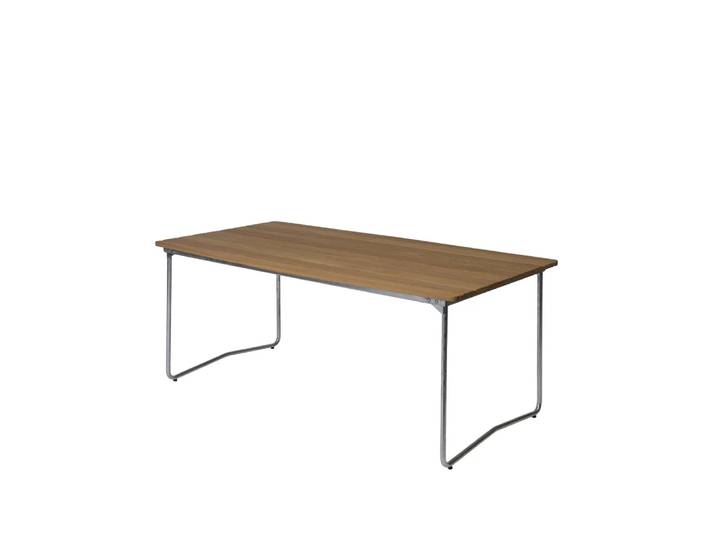 Grythyttan Stålmöbler Table à manger B31 Chêne huilé-structure en acier avec galvanisation à chaud