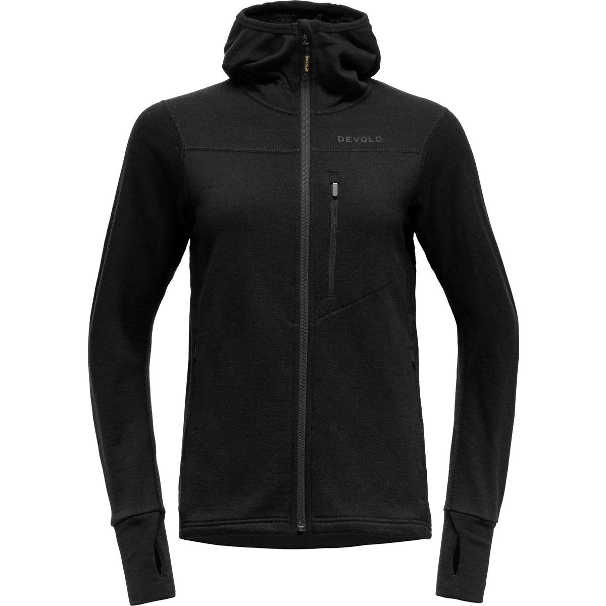 Devold of Norway Explorer Merino Hooded Jacket WMN black (950A-clothing) S GO 262 471 A 950A S