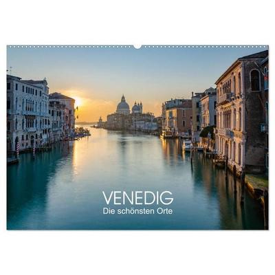 Venedig - Die schönsten Orte (Wandkalender 2026 DIN A2 quer), CALVENDO Monatskalender