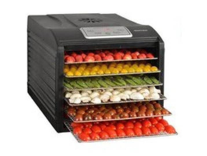 Kitchen Chef Déshydrateur fruits et légumes 6 plateaux 500w - secco 6 black