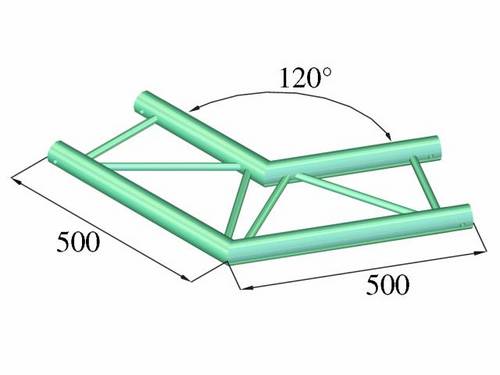 Alutruss BILOCK BQ2-PAC22H 2-Punkt Traverse Ecke 120 °