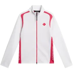 J.Lindeberg Golf Soler Mid Layer Damen Jacke weiss/pink