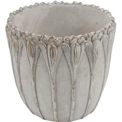 Übertopf ZEMENT (DH 14x13 cm) - beige - DH 14x13 cm