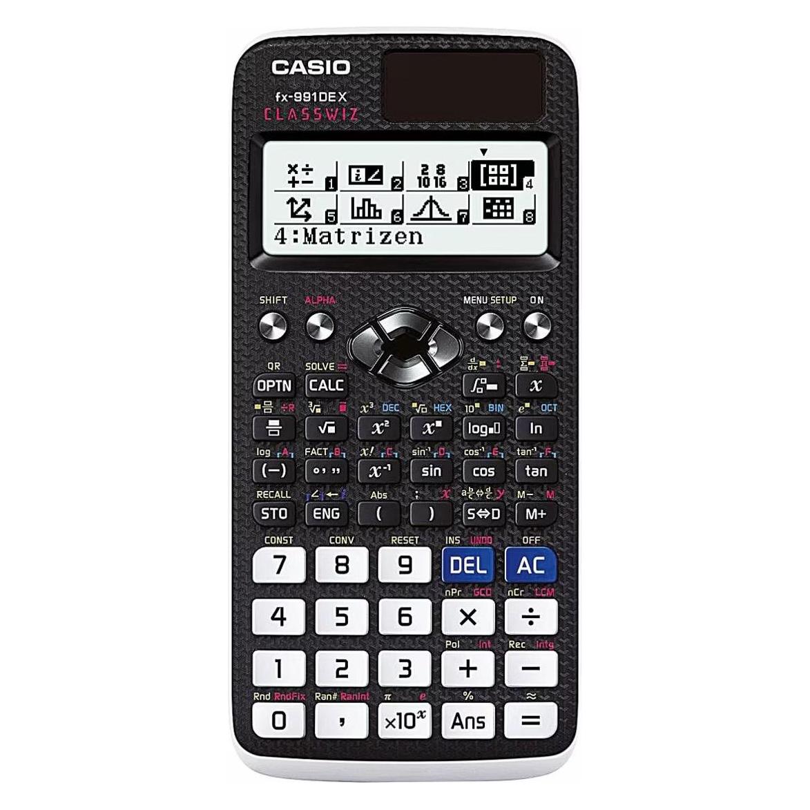 Casio FX-991DE CW (Batteriebetrieb, Solarenergie) (FX-991DE CW)