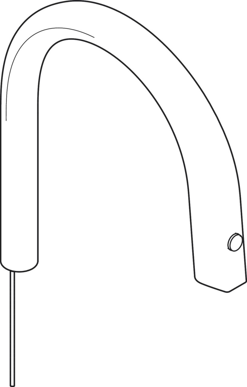Hansgrohe Auslauf Aqittura M91 mattschwarz 94713670