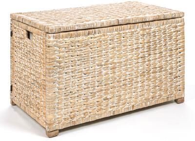"happimess Anada Wicker Weave 30"" Storage Trunk, Natural"