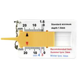 APA 31343 Reifenprofilmesser analog Messbereich Tiefe 0 - 20 mm