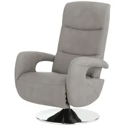 meinSofa Sessel mit Relaxfunktion Franzi-S ¦ grau ¦ Maße (cm): B: 71 H: 110 T: 83.0