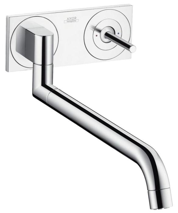 Hansgrohe Axor Uno Spültischmischer Unterputz 2 Edelstahl-Optik
