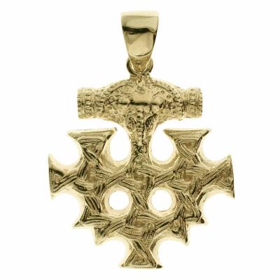 Kettenanhänger OSTSEE-SCHMUCK "Ostsee-Schmuck Anhänger Hiddensee 30 x 30 mm", gelb, Schmuckanhänger, Damen, 42 x 30mm, Silber 925 (Sterlingsilber), 6,5 g, Kettenanhänger