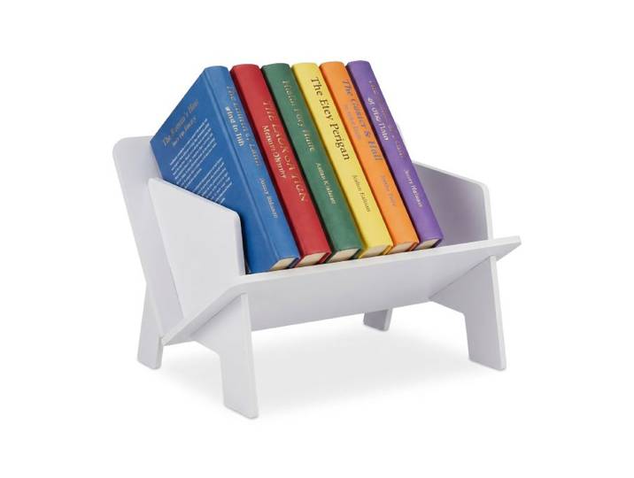 Relaxdays Bücherregal für den Schreibtisch