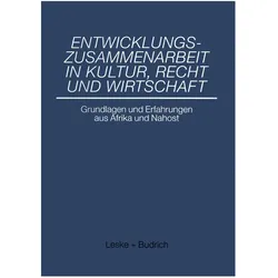 Entwicklungszusammenarbeit in Kultur, Recht und Wirtschaft, Fachbücher von Volker Nienhaus