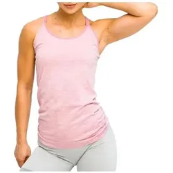 Gymhero, Damen, Sportshirt, Klassisches Basic-T-Shirt (L), Violett, L