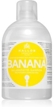 Kallos KJMN Professional Banana champô reforçador com complexo vitamínico 1000 ml. KJMN Professional Banana