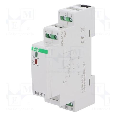 F&R Bistabiles Relais BIS-411i 24V Ein-Aus (BIS-411I-24V)