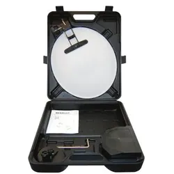 Megasat Campingkoffer Standard - Antenne - Parabolantenne (Parabolantenne, DVB-S / -S2), SAT Spiegel + SAT Antennen, Schwarz, Grau