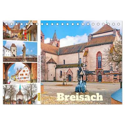 Breisach - Stadt am Rhein mit Charme (Tischkalender 2026 DIN A5 quer), CALVENDO Monatskalender