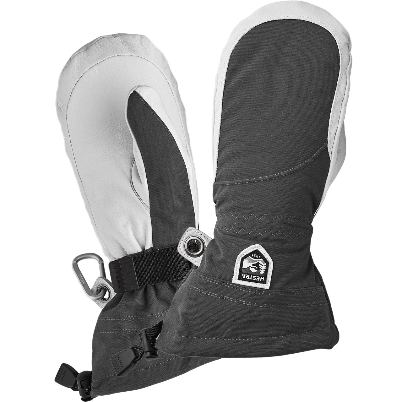 Hestra Damen Fäustling HELI SKI grey - 8,0