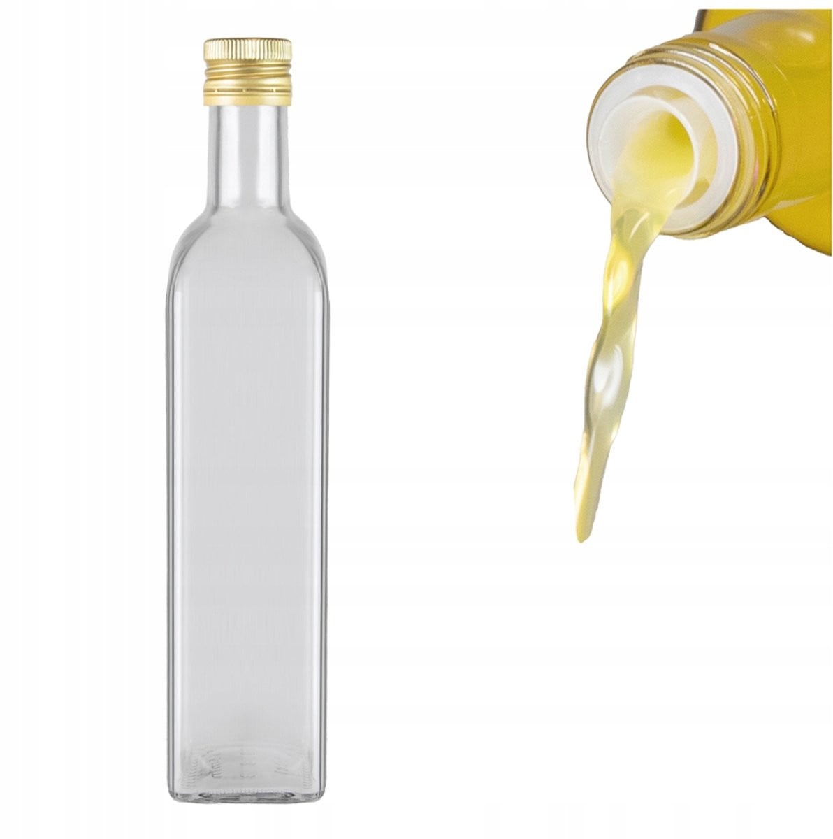 Bimberek Marasca Serie Transparante Fles met Dozering - 500ml