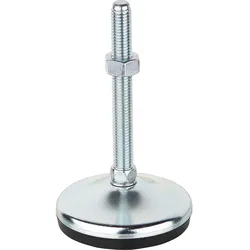 Stellfuß Kipp Stahl Form A d=100mm, M20 x 75mm