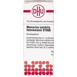 Mercurius Solubilis Hahnemanni D1000 10 G