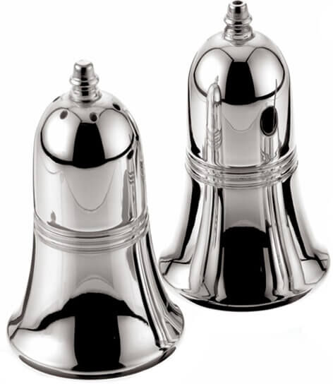 Arthur Price of England Silver Plate Lighthouse Salt and Pepper Shaker Set