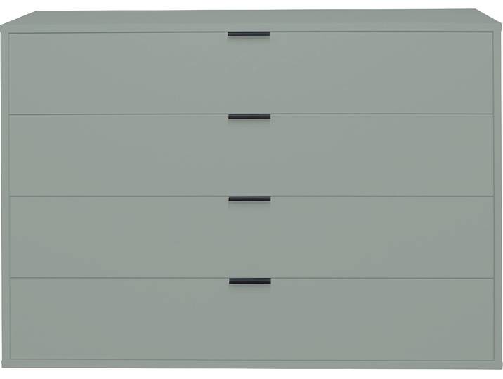 Kommode MÄUSBACHER Bonnie , grün (pine grün matt), B:119cm H:87cm T:45cm, Holzwerkstoff, Sideboards, Kommode, Höhenverstellbare Kommode
