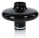 Zodax Welle Onyx Opal Hand Made Glass Vase