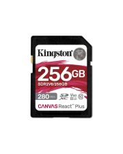 Kingston 256 GB Canvas React Plus SDXC Extended Capacity SD (SDR2V6/256GB)