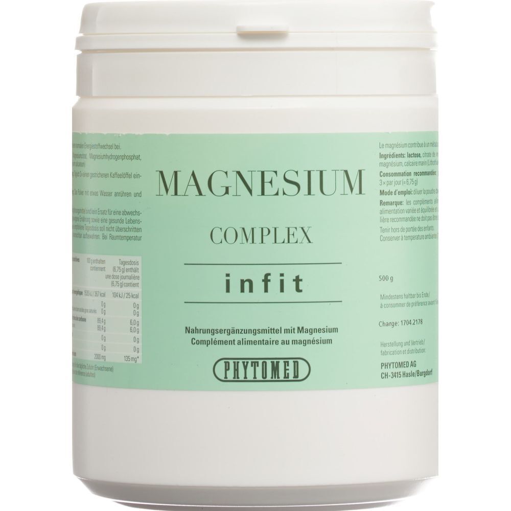 Phytomed Infit Magnesium-Complex Plv Ds 500 g Pulver