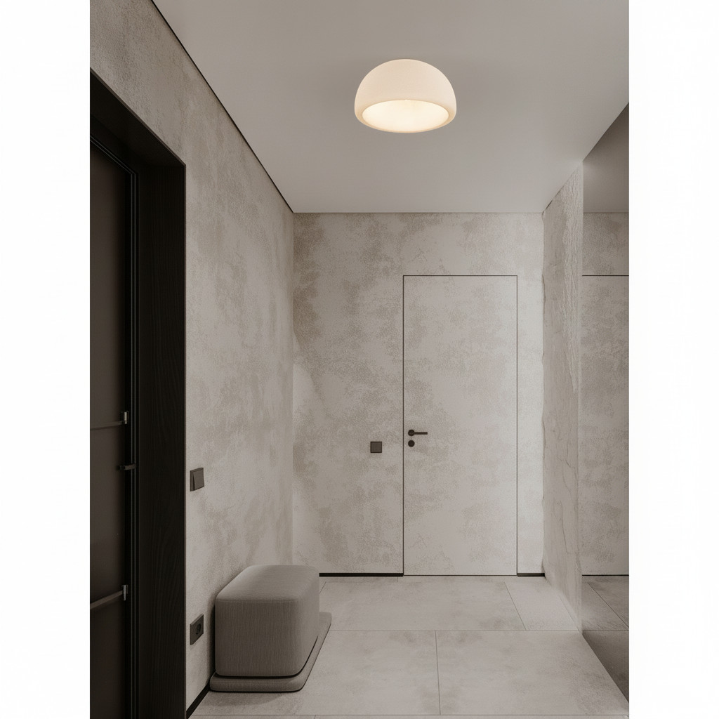 Moderne plafondlamp Davo Lyora wit Ø 43 cm